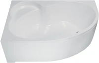 Акриловая ванна Triton Мари R 170x110 см, угловая, левая, пристенная, белая, асимметричная, с каркасом