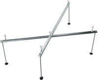 Акриловая ванна Triton Мари R 170x110 см, угловая, левая, пристенная, белая, асимметричная, с каркасом