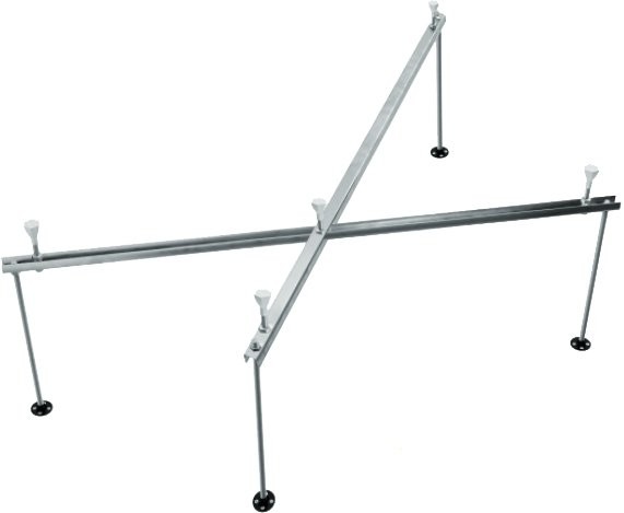 Акриловая ванна Triton Мари R 170x110 см, угловая, левая, пристенная, белая, асимметричная, с каркасом