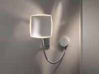 Косметическое зеркало Keuco iLook Move 17613 019000 с подсветкой, телескопическое, поворотное, хром