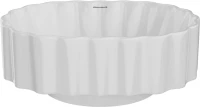 Накладная раковина KERAMA MARAZZI Conchiglia 51 глянцевая белая, овальная, с 1 отверстием под смеситель
