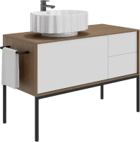 Накладная раковина KERAMA MARAZZI Conchiglia 51 глянцевая белая, овальная, с 1 отверстием под смеситель