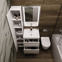 Зеркало Style Line Прованс 60 с подсветкой