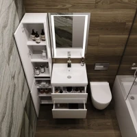 Зеркало Style Line Прованс 60 с подсветкой