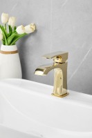 Смеситель для раковины BELZ B507 B10507-5 золото