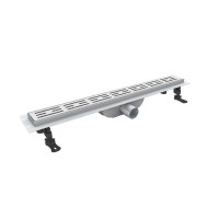 Душевой трап (лоток) RGW Drain Leo 40 60 см, решетка хром, с сифоном