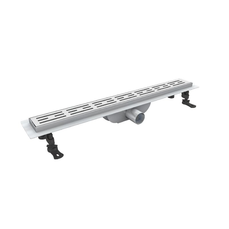 Душевой трап (лоток) RGW Drain Leo 40 60 см, решетка хром, с сифоном