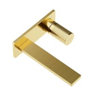 Смеситель для раковины Sancos Nexus, брашированное золото, PVD покрытие, SC9013BG