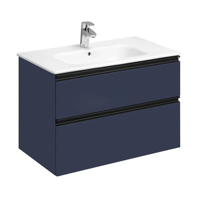 Мебель для ванной комнаты Roca Domi 80 синий матовый
