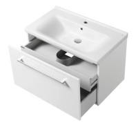 Тумба под раковину без столешницы AQUATON Мерида 80 new белый глянец