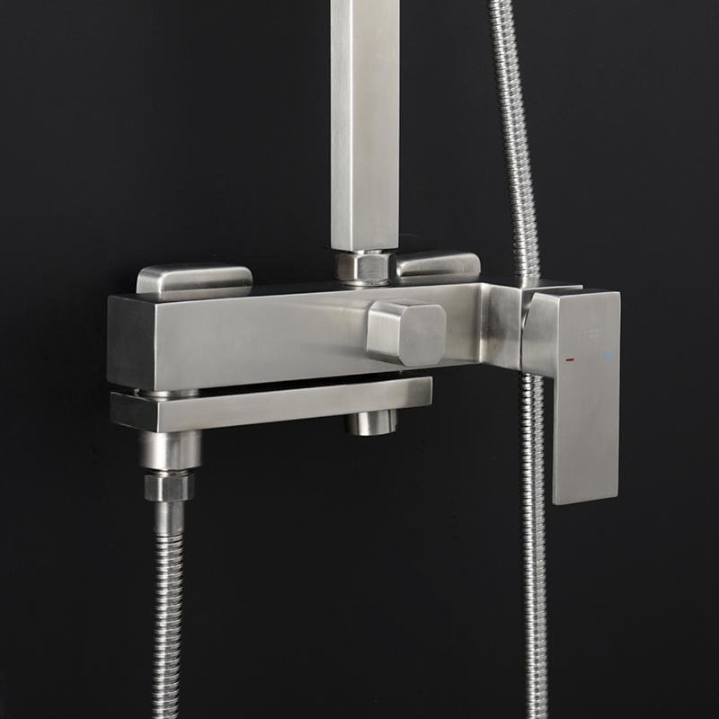 Душевая стойка Frap H802 F24802-1 сатин