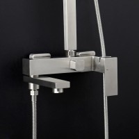 Душевая стойка Frap H802 F24802-1 сатин