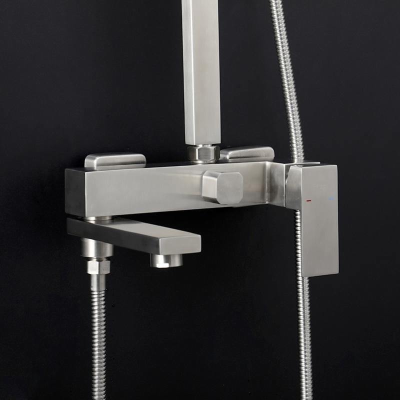 Душевая стойка Frap H802 F24802-1 сатин