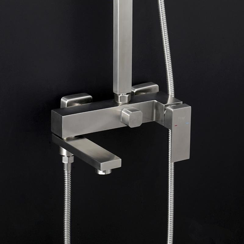 Душевая стойка Frap H802 F24802-1 сатин