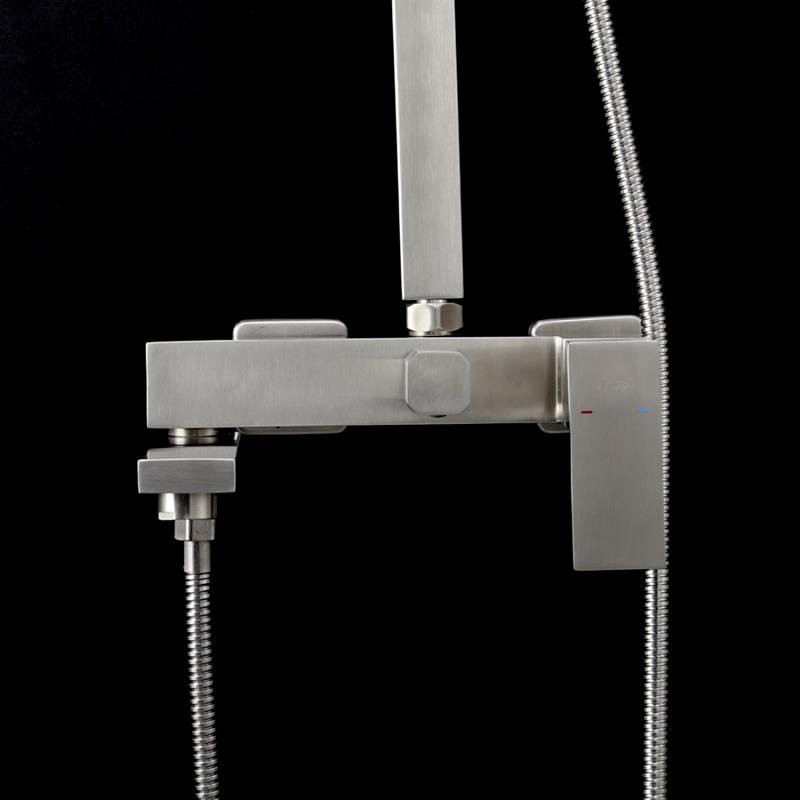 Душевая стойка Frap H802 F24802-1 сатин