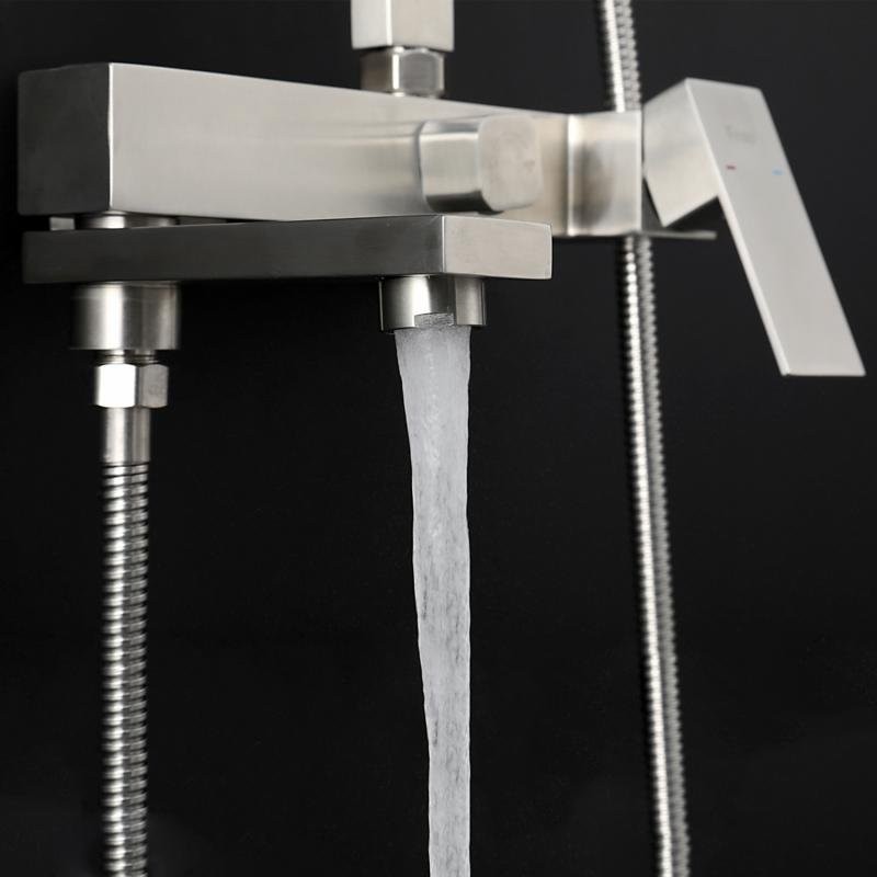 Душевая стойка Frap H802 F24802-1 сатин