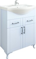 Мебель для ванной комнаты Sanflor Глория 65, напольная, серая