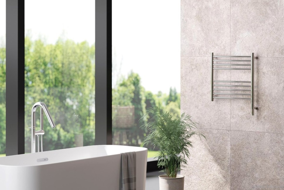 Полотенцесушитель электрический Сунержа Богема 3.1 00-6005-5050 60x55 см, подключение справа, без покрытия, лесенка