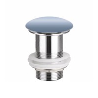 Донный клапан для раковины Ceramicanova CN2000ML без перелива, матовый голубой