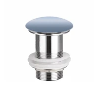 Донный клапан для раковины Ceramicanova CN2000ML без перелива, матовый голубой