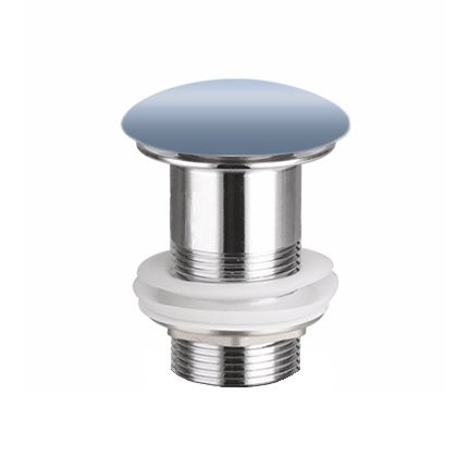 Донный клапан для раковины Ceramicanova CN2000ML без перелива, матовый голубой