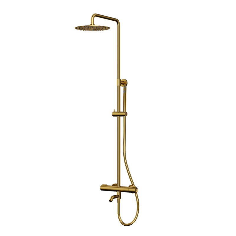 Душевая стойка Paini Cox 78PJ687THSSD250F1B брашированное золото
