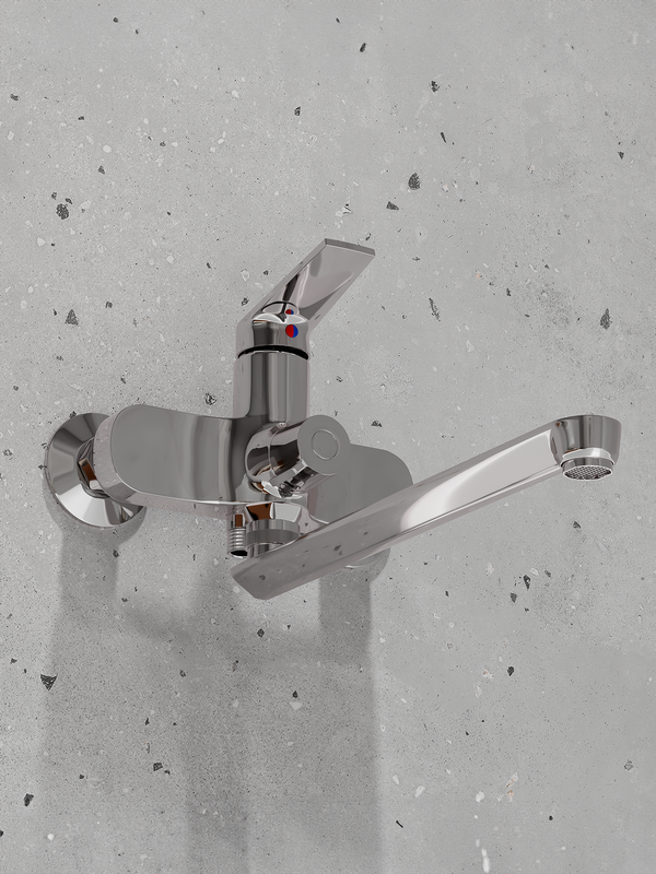 Смеситель с длинным изливом для ванны РМС PL7 PL7CH-006E хром