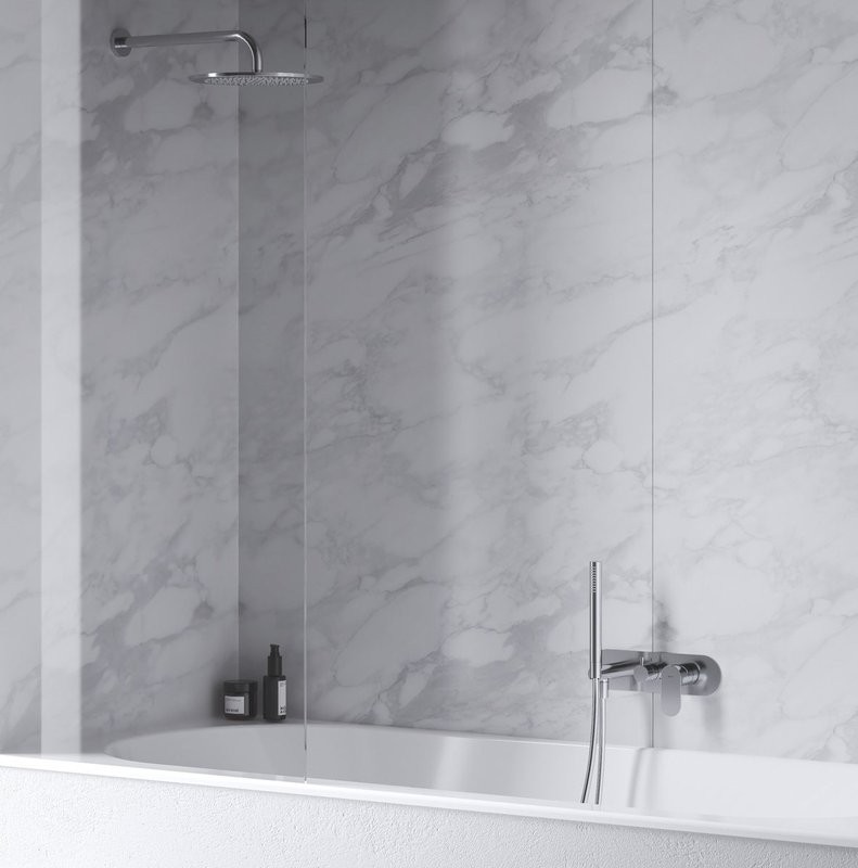 Встраиваемый смеситель для душа и ванны Ravak Eleganta EL 068.00CR.O3+S хром