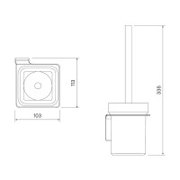 Комплект IDDIS 6в1: унитаз подвесной Bild безободковый + инсталляция Profix + клавиша смыва Unifix + набор аксессуаров Slide (держатель для т/б, ершик, крючок двойной)