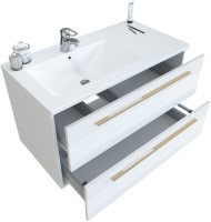 Тумба с раковиной Sanvit Соната 2-90 L 2 ящика, белая