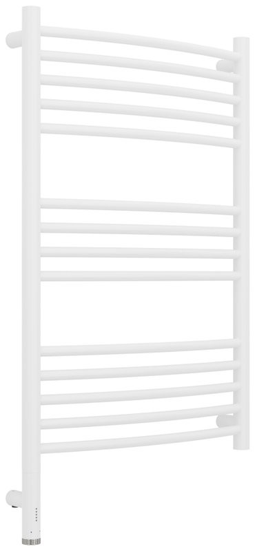 Полотенцесушитель электрический Сунержа Богема 3.1 30-6002-8050 90x55 см, подключение слева, матовый белый, лесенка
