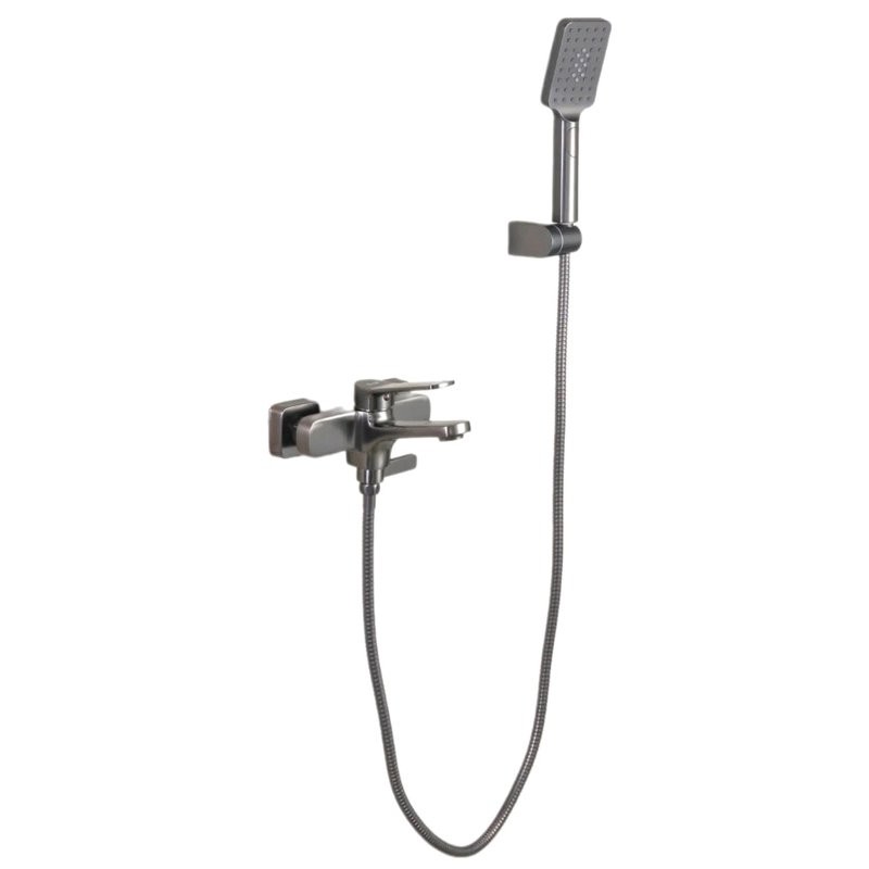 Смеситель для ванны с душем Frap H62 F3262-9 оружейная сталь