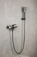 Смеситель для ванны с душем Frap H62 F3262-9 оружейная сталь