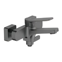 Смеситель для ванны с душем Frap H62 F3262-9 оружейная сталь