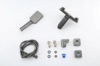 Смеситель для ванны с душем Frap H62 F3262-9 оружейная сталь