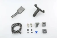 Смеситель для ванны с душем Frap H62 F3262-9 оружейная сталь Смеситель для ванны с душем Frap H62 F3262-9 оружейная сталь