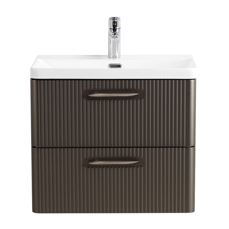 Тумба под раковину без столешницы BelBagno Due 50 оружейная сталь