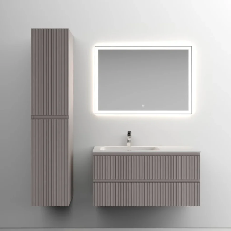 Мебель для ванной комнаты Sancos Snob T 100 см, L, doha soft