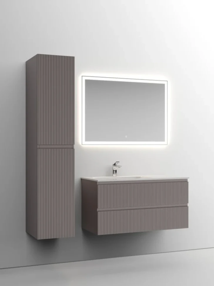 Мебель для ванной комнаты Sancos Snob T 100 см, L, doha soft