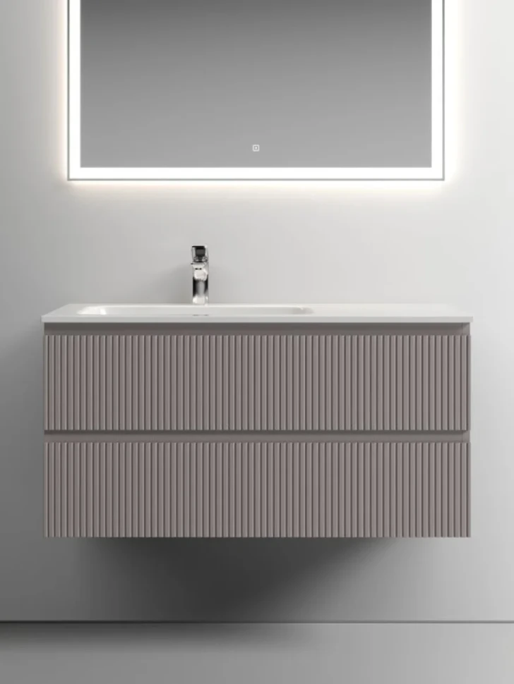 Мебель для ванной комнаты Sancos Snob T 100 см, L, doha soft