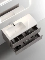 Мебель для ванной комнаты Sancos Snob T 100 см, L, doha soft