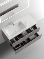 Мебель для ванной комнаты Sancos Snob T 100 см, L, doha soft