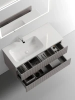 Мебель для ванной комнаты Sancos Snob T 100 см, L, doha soft