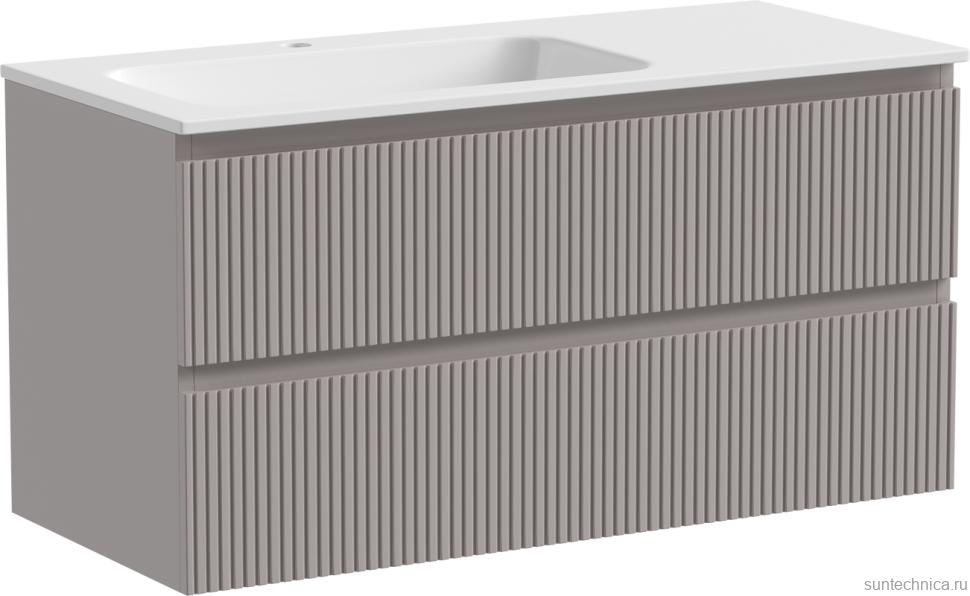 Мебель для ванной комнаты Sancos Snob T 100 см, L, doha soft