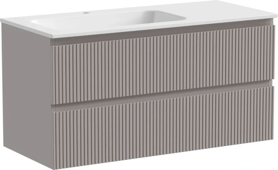 Мебель для ванной комнаты Sancos Snob T 100 см, L, doha soft