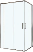 Душевой уголок BelBagno Luce AH-22-150/115-C-Cr профиль хром, стекло прозрачное