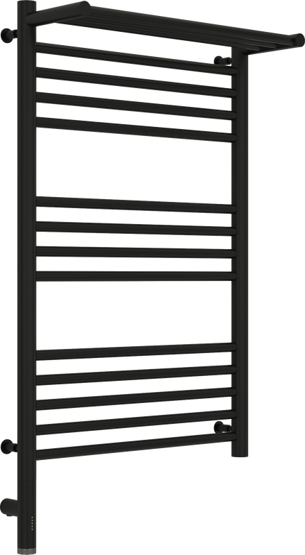 Полотенцесушитель электрический Сунержа Богема 3.0 80х50 с полкой, черный, L