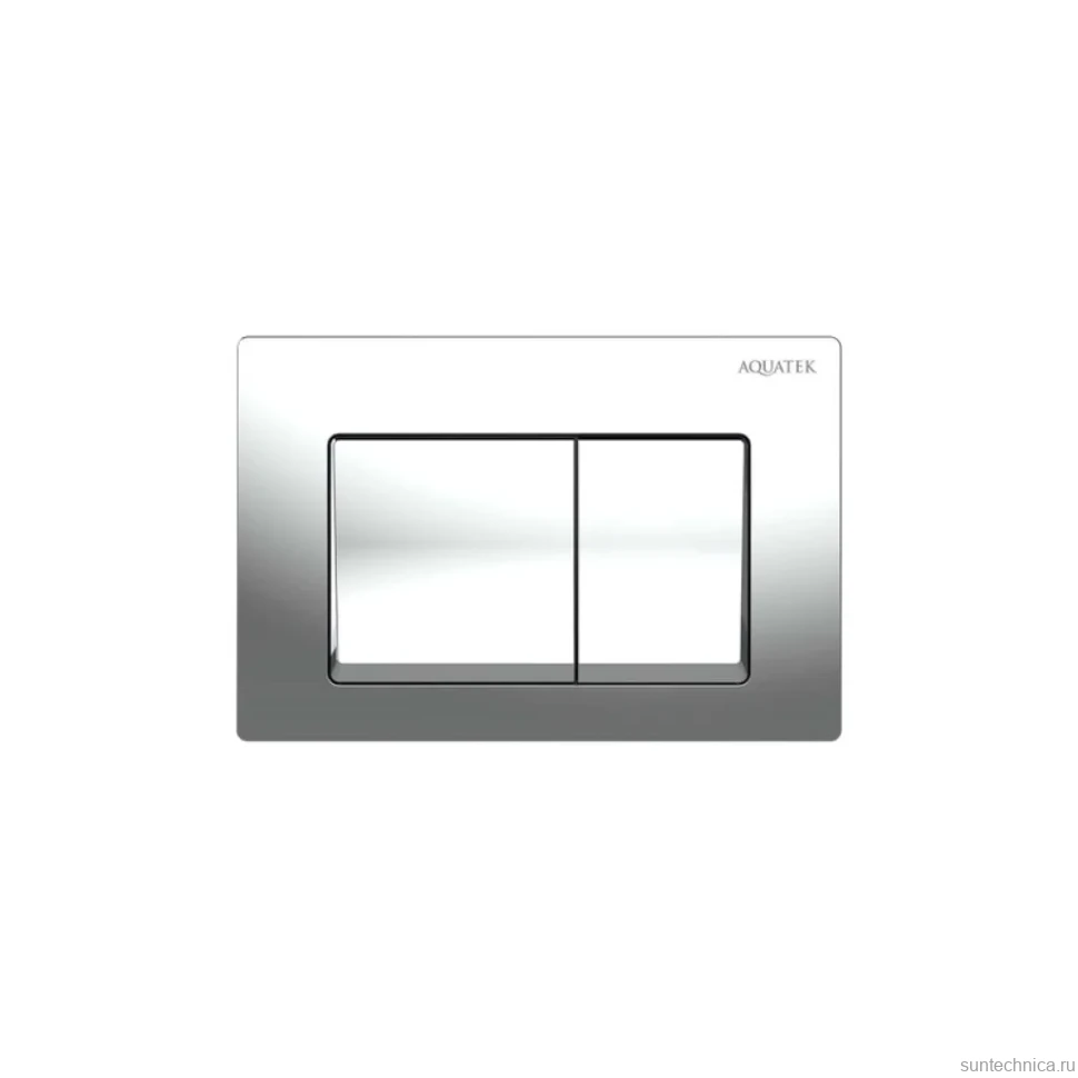 Кнопка смыва для унитаза AQUATEK Small TDI-0000005 АБС-пластик, цвет глянцевый хром