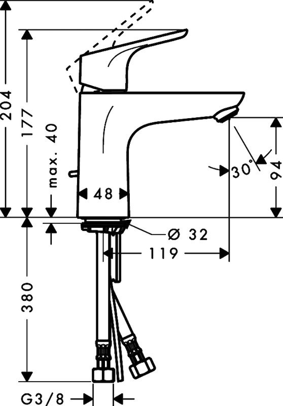 Смеситель для раковины Hansgrohe Focus 31607000