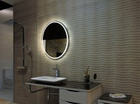 Зеркало круглое Bellezza Vesta 75х90 см, с подсветкой